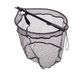 Savage Gear Net Lock L: Zwart visnet met rubberen schepnet voor roofvis