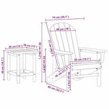 vidaXL Fauteuil de jardin gris clair polyéthylène