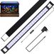 OEM Hong Kong Baijing Technology Limited 16W LED aquariumverlichting met timer, schelpdieren decoratie, waterdicht, 45-60cm, zwart