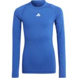 adidas jongens Techfit Aeroready Longsleeve Youth Shirt, team royal blue, 7-8 Years