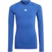 adidas jongens Techfit Aeroready Longsleeve Youth Shirt, team royal blue, 7-8 Years