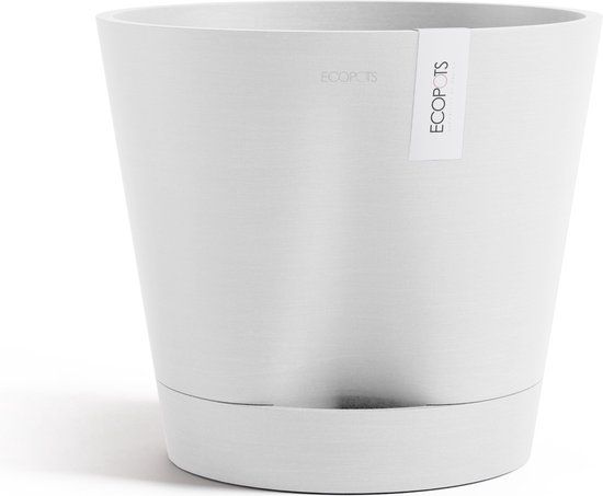 Ecopots Venice 2 30 Pure White - Bloempot - Ø 30 cm