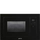 Smeg FMI120B3 - Built-in Grill Microwave - 20L - 800W - Black