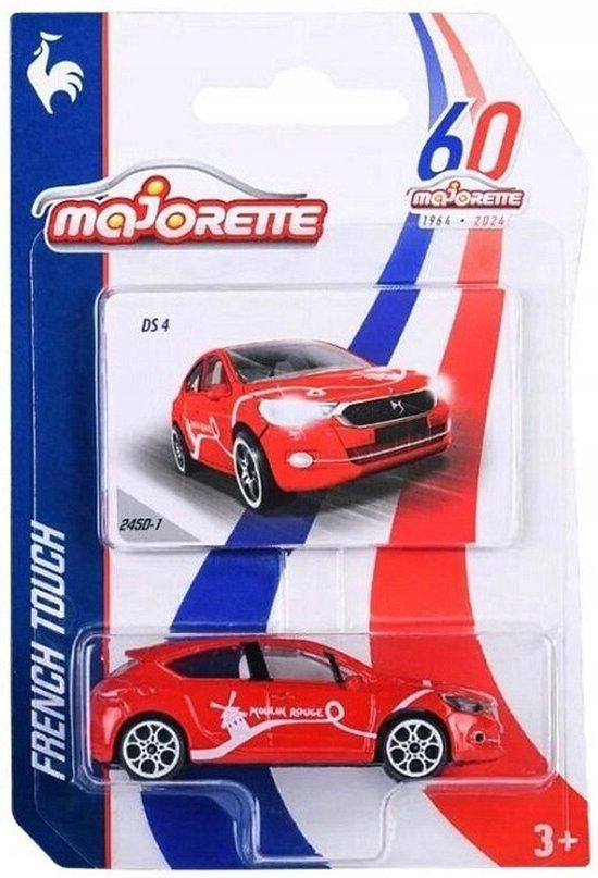 Majorette DS 4 French Touch Modelauto Schaal 1:64 Rood
