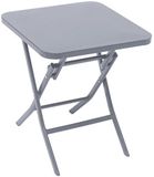 Hespéride Bijzettafel/tuin tafel Oase - metaal - grijs - 40 x 40 x 45 cm