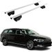 Omtec Omac Barres De Toit Pour Vw Passat B8 Variant 2014-2019 Pre-fl – City Crash Tested – Iso Pas 11154:2006 – Antivol Inclus – Charge Max 75 Kg – 2 Barres Argent