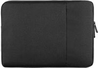 Ibenzoa ® Laptophoes 18 inch - Laptoptas - Waterdicht - Fleecevoering - Georganiseerde vakken - Zwart