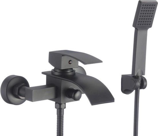 Viking Choice Badkraan Waterval met Handdouche - Mat Zwart