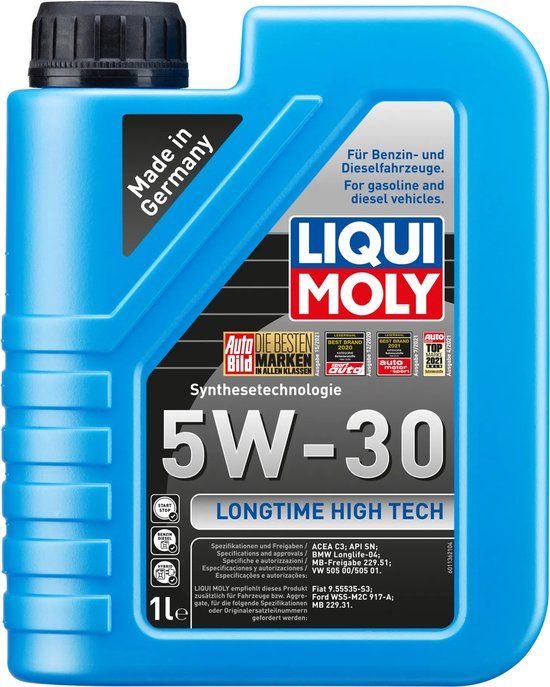 Liqui Moly Longtime High Tech 5W30 1L - 9506 - Longlife-04 MB229.31 C3 - Volsynthetisch - 4-takt - 5w30