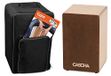 CASCHA HH 2085 ES Cajon Box Brown Bundle met rugzak en Spaanse cajonschool (met CD en DVD)