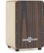 Gear4music Compacte Cajon met Draagtas, Ebbenhout