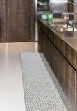 DICLYA JYG Dublin Vinyl Kitchen Runner Rug - Vintage Gray - 80x180cm