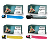 Evoke compatibele toner voor Ricoh Mpc-2800 Mpc-3300 841140 841124 4X Cmyk: Zwart, Cyaan, Magenta, Geel 65000 pagina's Aficio Mp C2800 C3300 C3001 C3501