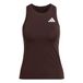 adidas Mujer Train Essentials 3-Stripes Workout Tank, Aurora Coffee/white, XS