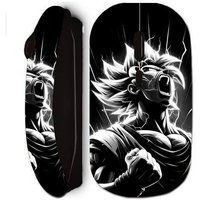 Maniacase Dragon Ball Goku zwart-wit boos gezicht draadloze muis