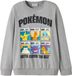 Name it Sweatshirt Pokémon Lange mouw Grijs Katoen Polyester