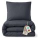 Flanel Bedlinnen Set 61 x 220 cm + Kussensloop 80 x 80 cm - 100% Coton