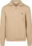 Lacoste Pullover Zipper Beige - Maat L - Heren