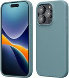 kwmobile Case voor iPhone 15 Pro - Slank TPU-Hoesje met Zachte Afwerking - In antieksteen