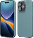 kwmobile Case voor iPhone 15 Pro - Slank TPU-Hoesje met Zachte Afwerking - In antieksteen