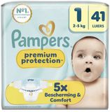 Pampers Premium Protection Couches Taille 1 (2-5 KG) - 41 pièces