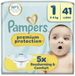 Pampers Premium Protection Couches Taille 1 (2-5 KG) - 41 pièces