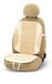 Bottari 12150 Rugleuning voor de zomer, voor de auto, hout van natuurlijke bamboevezel, kleur beige