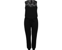 Urban Classics Lace Block Jumpsuit Zwart 5XL