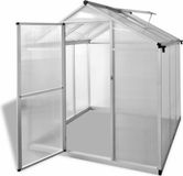 vidaXL Tuinkas 3,46 m² versterkt aluminium