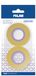 Blisterverpakking MILAN® Blisterverpakking met 2 transparante gele plakstrips, 12 mm x 33 m