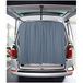 BREMER SITZBEZÜGE hayon, porte battante, cache-coffre, pare-soleil, rideaux, rideau, compatible avec VW Caddy à partir de 2003-2022, gris