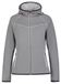 Icepeak Berryville Midlayer mit Kapuze für Damen, Farbe: Grau, Größe: S