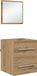vidaXL Meuble de salle de bain marron 41 x 38,5 x 48 cm