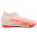 Puma Future 9 Match IT + MID JR voetbalschoen, SUGARED Amandel Wit-Ultra ROOD Zwart, 1 UK