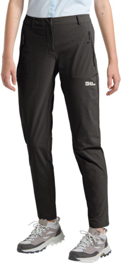 Jack Wolfskin Hikeout Pants Women - Outdoorbroek - Dames - Zwart - Maat 42