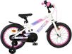 Volare Lily Kinderfiets - Meisjes - 16 inch - Wit Roze Paars - Twee Handremmen