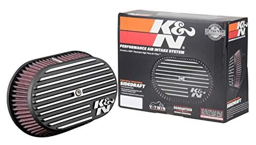 K&N Luchtinlaat Systeem: Luchtfilter Kit voor Harley Davidson 2017-2019 107 M8 Touring Modellen