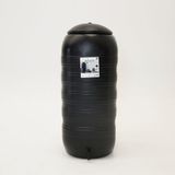 Nature Regenton 250 L Zwart Kunststof met Standaard en Vulset