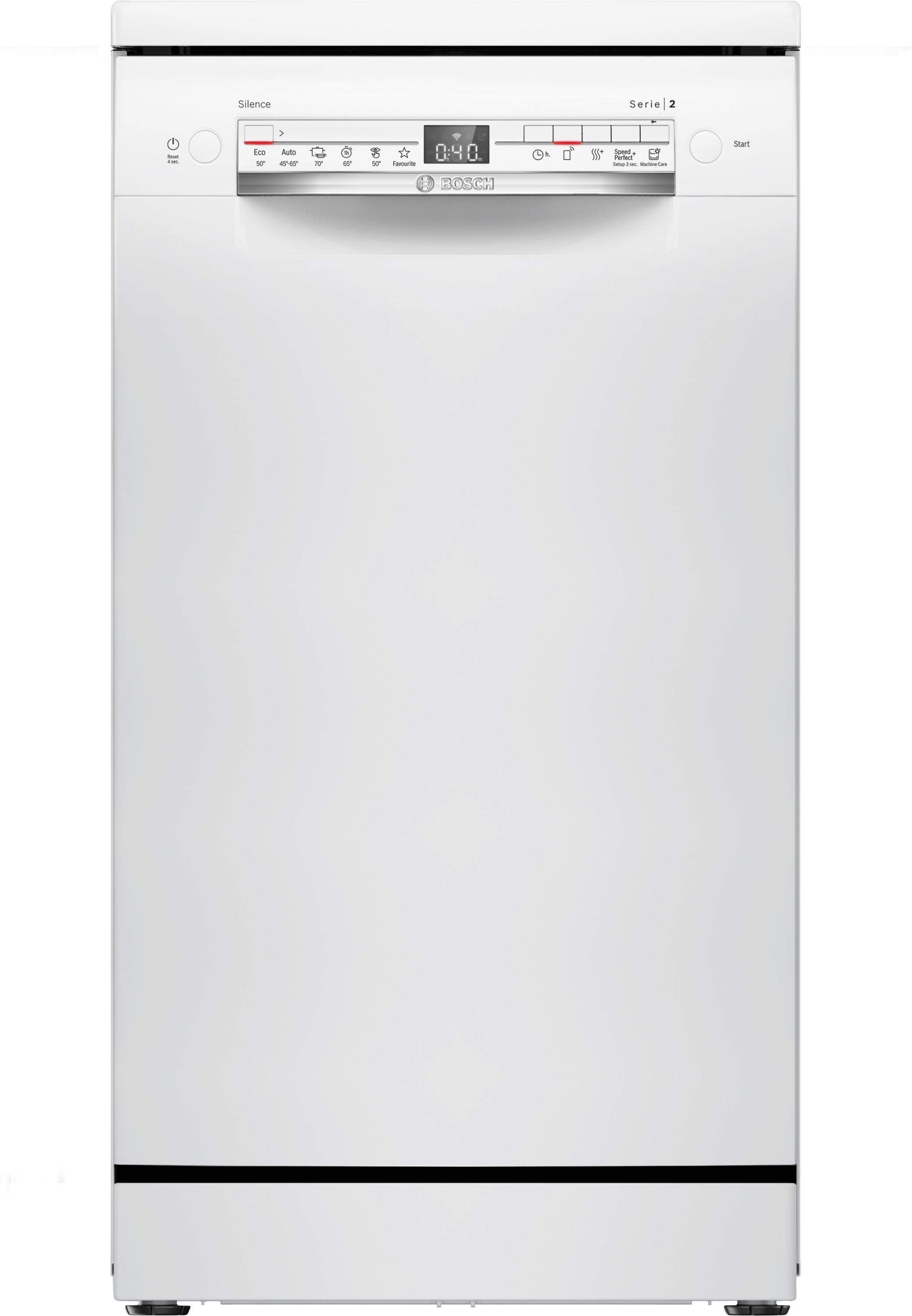 Bosch Serie 2 SPS2HKW58E - Vrijstaande Vaatwasser - 10 couverts - Wit - Slimline
