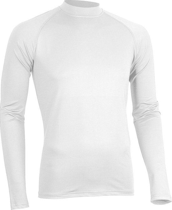 Avento Shirt Base Layer Lange Mouw - Mannen - Wit - Maat S