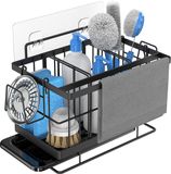 Merkloos Gootsteen organizer - Zwart Metaal