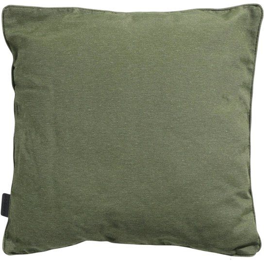 Merkloos Madison Sierkussen 45x45 piping Panama groen