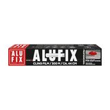 Alufix Transparante Voedselfolie/ 1 Rol/ 44cm x 300m/ PVC/ 8 μm/Vaste Snijrand/Zelfklevend/Voor Verpakking/Voor Transport/Voor Voedsel/Voedselbescherming/