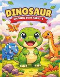 Dinosuars Dinosuars coloring book for ages 3-6: Easy and Fun baby Dinosaur Coloring Pages for Toddlers and Preschool Kids