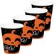 Folat Bv Halloween thema feest beker - 24x - pompoen BoOo! print - papier - 250 ml