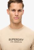 Superdry Luxe Sport T-shirt Heren Beige XL