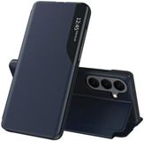 Techsuit Hoesje geschikt voor Samsung Galaxy S26 - eFold Book Case - Donkerblauw
