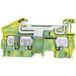 Siemens 8WH60030CG07 PE-klem 6.2 mm Steekklem Vert-jaune 50 pièce(s)
