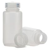 Moonlab Polypropyleen Fles met brede hals, transparant, 15 ml inhoud, 50 stuks
