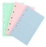 Filofax Mini gelijnd Notitiepapier - Mode Gekleurd